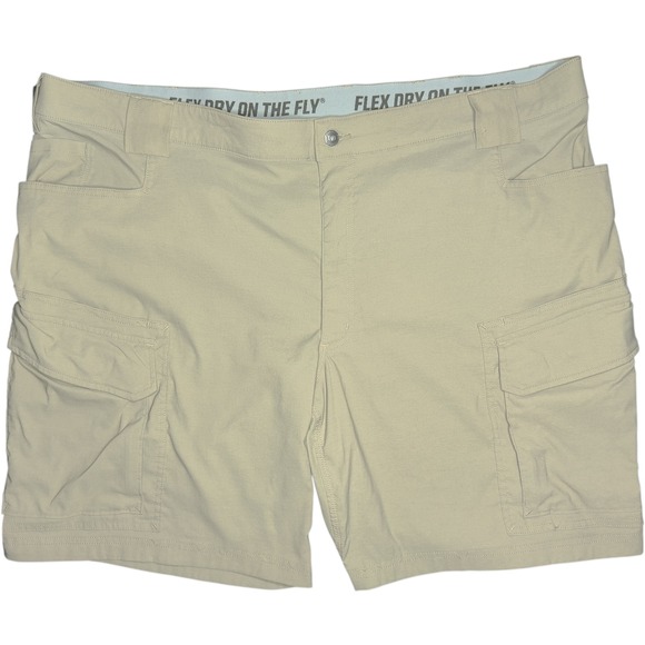Duluth Trading Dry On The Fly Shorts Men's 48 Relaxed Fit 9" Inseam Cargo Pocket - Picture 1 of 10